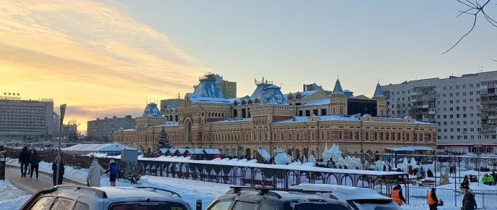 В Нижнем Новгороде зимой